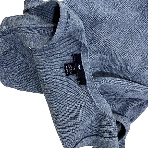 Knit Blue Tank Top by GAP 100% Cotton XS - Picture 3 of 7